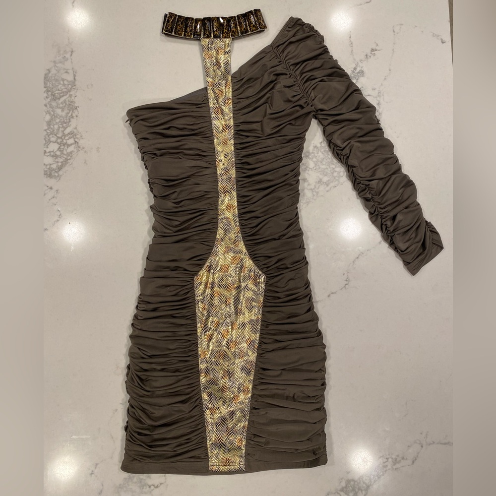 Python- line print mini dress